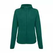 THC HELSINKI WOMEN. Damska bluza polarowa z poliestrowym taliowana - Ciemny zielony - XL