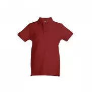 THC ADAM KIDS. Bawełniana koszulka polo z krótkim rękawem dla dzieci (unisex) - Burgund - 10