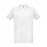 THC BERLIN WH. Męska koszulka polo z krótkim rękawem. Kolor biały - Biały - XXL