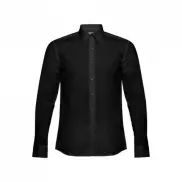 THC BATALHA. Męska koszula popelinowa - Czarny - XL