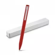 WASS. Aluminiowy długopis z mechanizmem obrotowym - Czerwony