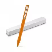 WASS. Aluminiowy długopis z mechanizmem obrotowym - Pomarańczowy