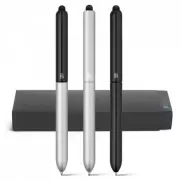 NEO. Długopis z końcówką dotykową, aluminium - Czarny