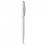 AROMA. Długopis ABS z mechanizmem obrotowym - Biały