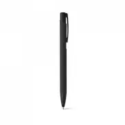 POPPINS. Aluminiowy długopis o gumowym wykończeniu - Czarny