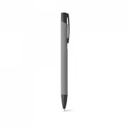 POPPINS. Aluminiowy długopis o gumowym wykończeniu - Szary