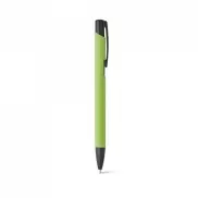 POPPINS. Aluminiowy długopis o gumowym wykończeniu - Jasno zielony