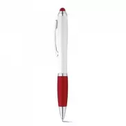 SANS BK. Długopis z metalowym klipsem - Czerwony