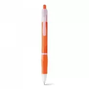 SLIM BK. Długopis z uchwytem antypoślizgowym - Pomarańczowy