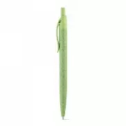 CAMILA. Długopis, włókno ze słomy pszenicznej i ABS - Jasno zielony