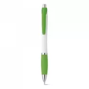 DARBY. Długopis z uchwytem antypoślizgowym - Jasno zielony
