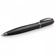 IMPERIO. Metalowy długopis i pióro kulkowe z mechanizmem obrotowym - Czarny