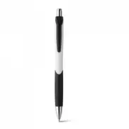 CARIBE. Długopis z uchwytem antypoślizgowym, ABS - Biały