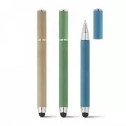 PAPYRUS. Długopis, papier kraftowy i ABS - Zielony