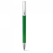 ELBE. Długopis z mechanizmem obrotowym, metalowy klips - Zielony
