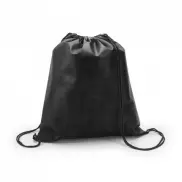 BOXP. Worek typu plecak z non-woven (80 m/g²) - Czarny