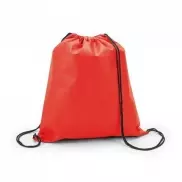 BOXP. Worek typu plecak z non-woven (80 m/g²) - Czerwony