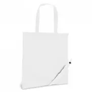 SHOPS. Składana torba, 190T - Biały