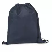 CARNABY. Worek typu plecak z 210D z czarnym sznurkiem - Granatowy