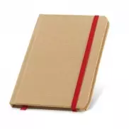 FLAUBERT. Kieszonkowy notatnik ze gładkimi stronami - Czerwony