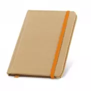 FLAUBERT. Kieszonkowy notatnik ze gładkimi stronami - Pomarańczowy