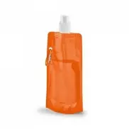 KWILL. Składana butelka PE 460 ml - Pomarańczowy