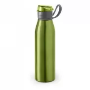 KORVER. Butelka sportowa z aluminium 650 ml - Jasno zielony