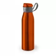 KORVER. Butelka sportowa z aluminium 650 ml - Pomarańczowy