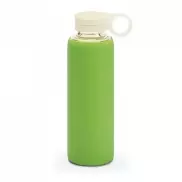 DHABI. Butelka sportowa ze szkła borokrzemowego 380 ml - Jasno zielony