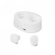 CHARGAFF. Bezprzewodowe słuchawki douszne ABS - Biały
