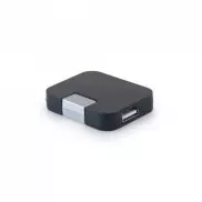 JANNES. Hub USB 2'0 z 4 portami - Czarny