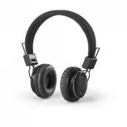 BARON. Składane i regulowane słuchawki ABS - Czarny