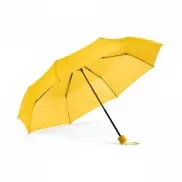 MARIA. Składany parasol z poliestru 190T - Żółty