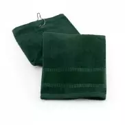 GOLFI. Bawełniany ręcznik golfowy - Ciemny zielony