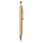 Długopis dotykowy, bambusowy - naturalny