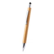 Długopis dotykowy, bambusowy - naturalny
