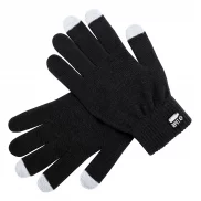 Rękawiczki RPET do ekranów dotykowych - czarny