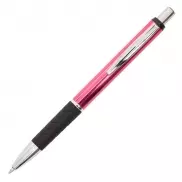 Długopis Andante, różowy/czarny