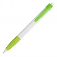 Długopis Pardo, jasnozielony/biały