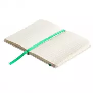 Notatnik Badalona 90x140/80k linia, zielony/biały