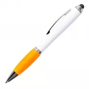 Długopis dotykowy San Rafael, pomarańczowy/biały