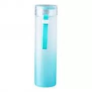 Butelka szklana Invigorate 400 ml, jasnoniebieski