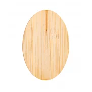 Bambusowa przypinka/pins - naturalny
