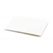 Notatnik z karteczkami samoprzylepnymi z papieru nasiennego - biały