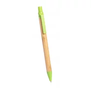Długopis bambusowy - limonkowy