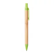 Długopis bambusowy - limonkowy