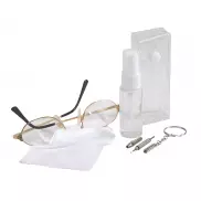 Zestaw do czyszczenia okularów VIEW, transparentny
