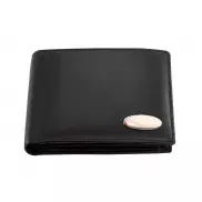 Oryginalny skórzany portfel DAX, czarny