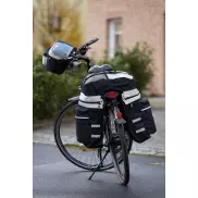 Komplet bagażowy na rower BIKE, czarny, szary