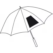 Automatyczny parasol RUMBA, czerwony
